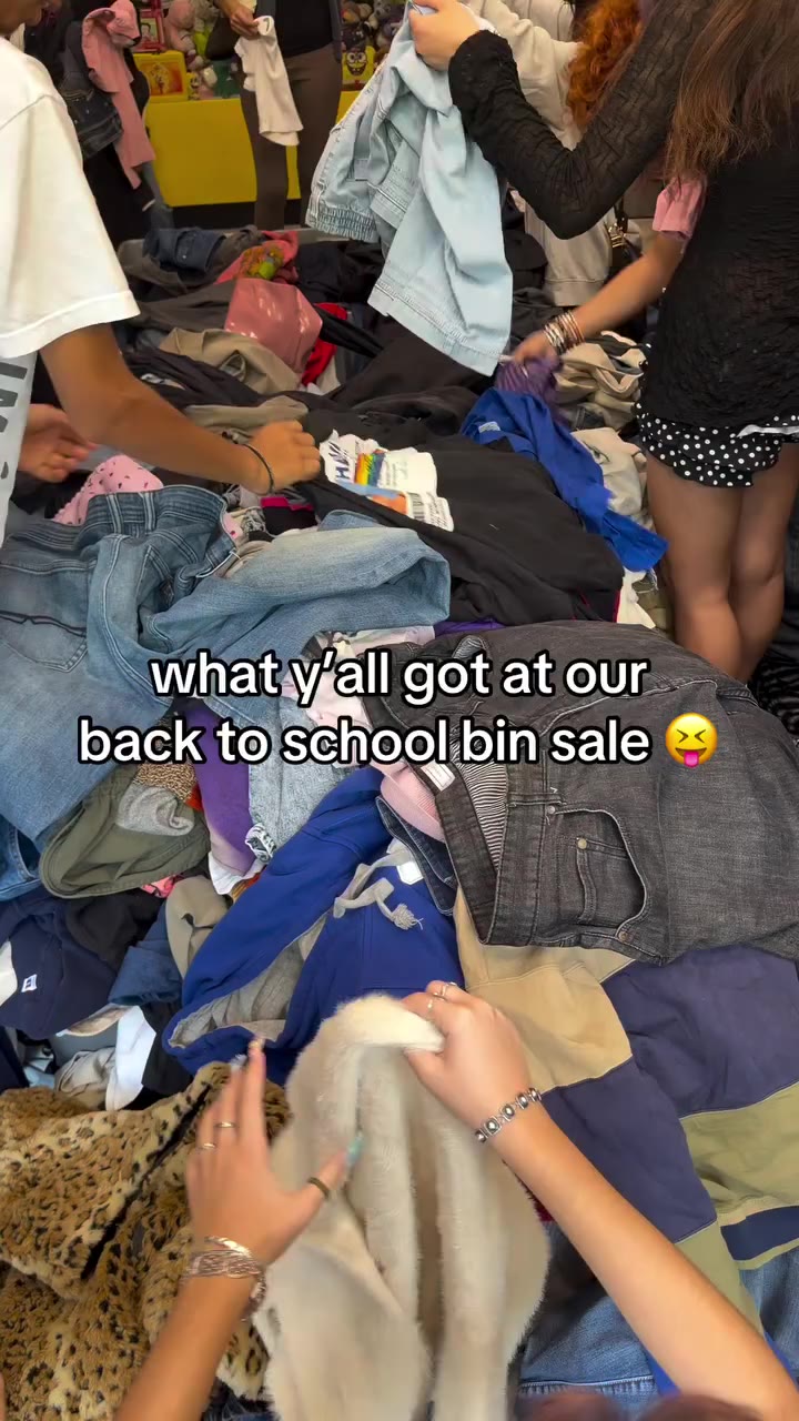 sm cool pieces picked up by y’all at our $5-$20 back to school bin sale😍 bins…