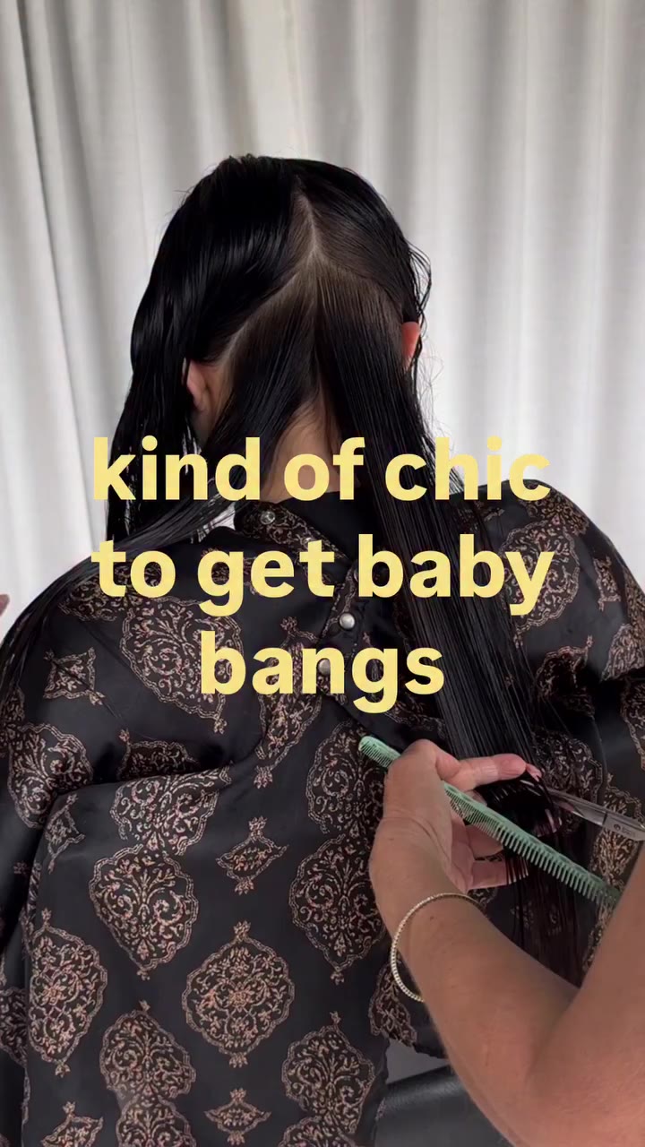 I love a baby bang moment 💛