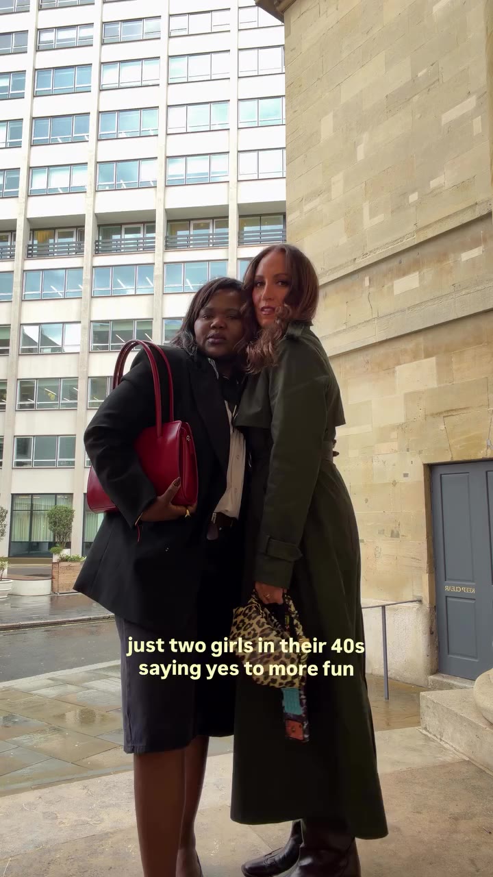 Just two girls in their 40s saying yes to more fun, more outfits and making…