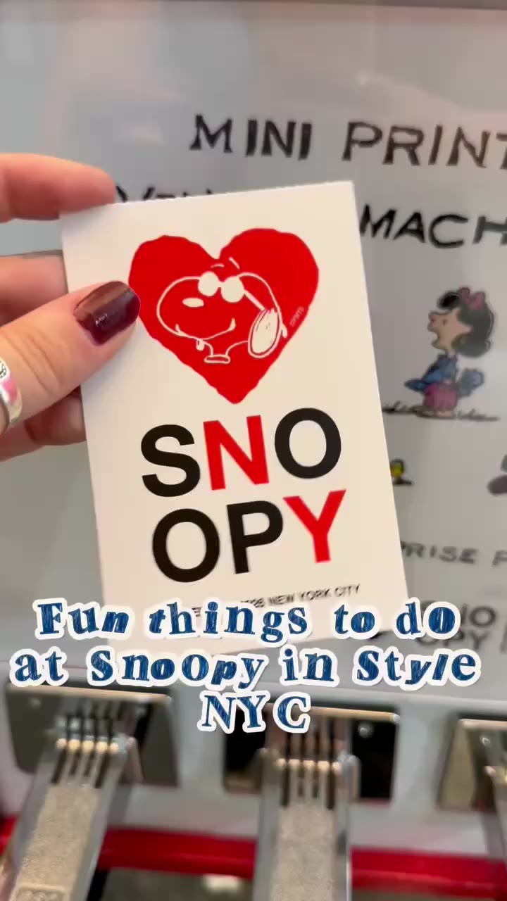 There are so many fun things waiting for you at Snoopy in Style NYC! Come…