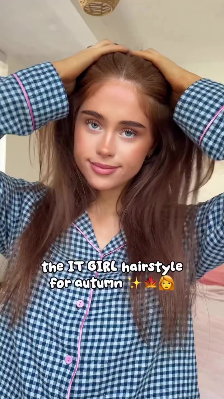 isn’t this the CUTEST autumn hairstyle?!✨🤭🍁👩‍🦰 #autumnhair #hairstyleideas…