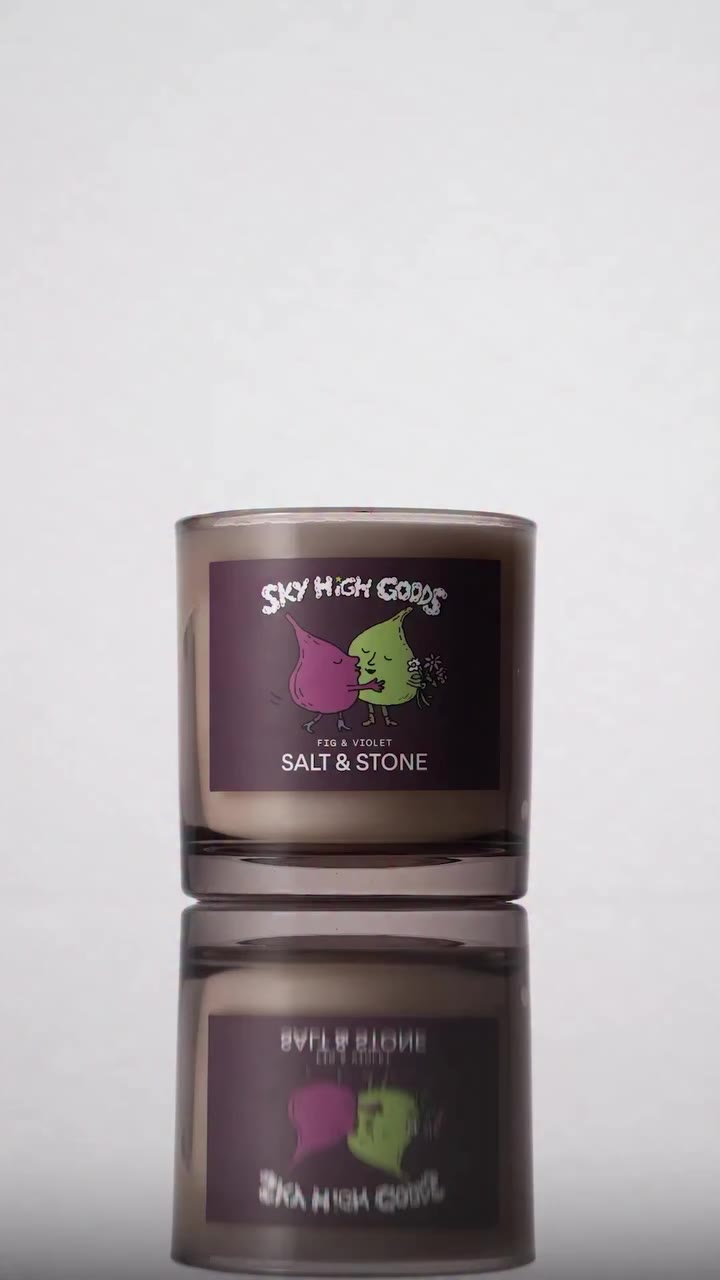Introducing the Fig & Violet Candle from Salt & Stone + Sky High Farm Goods…
