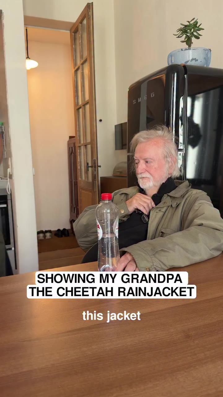 gramps certified! 🤎 @buchan water reactive rainjacket
