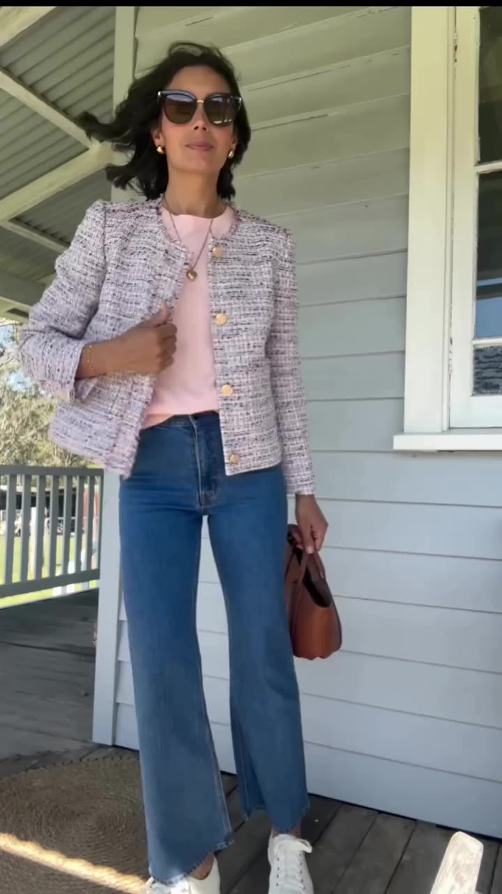 PINK. BUT MAKE IT PARISIAN. 🇫🇷🩷 Meet our new Pink Bouclé Jacket — so…