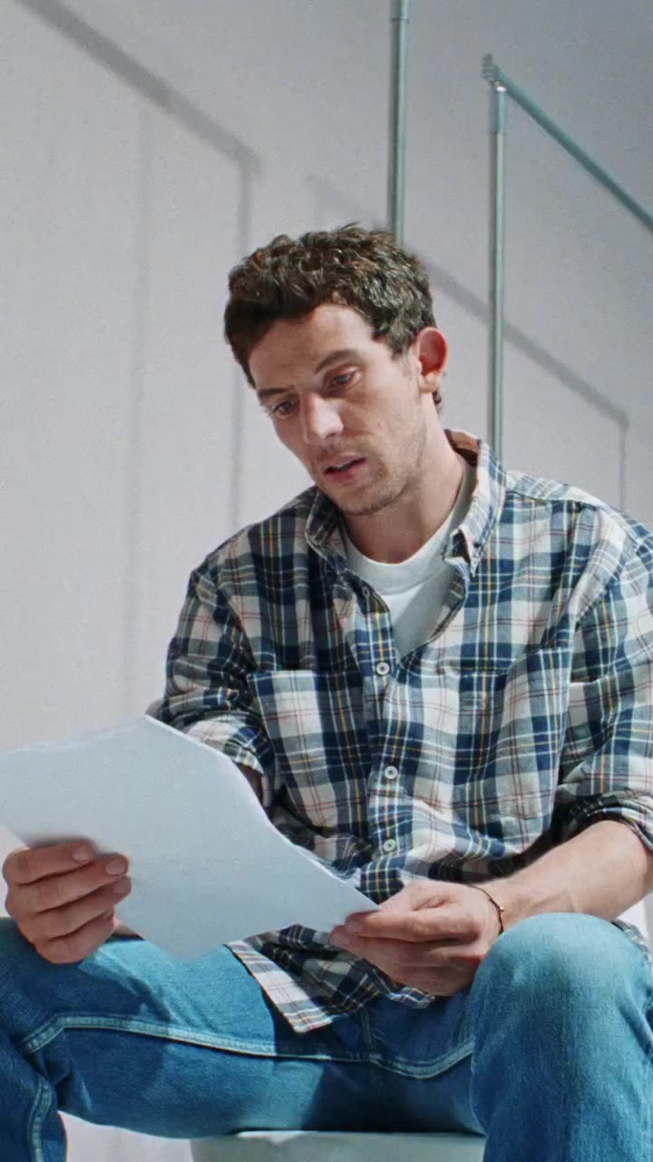 Getting into character. Josh O’Connor as Jonathan Anderson. A24 meets Dior…