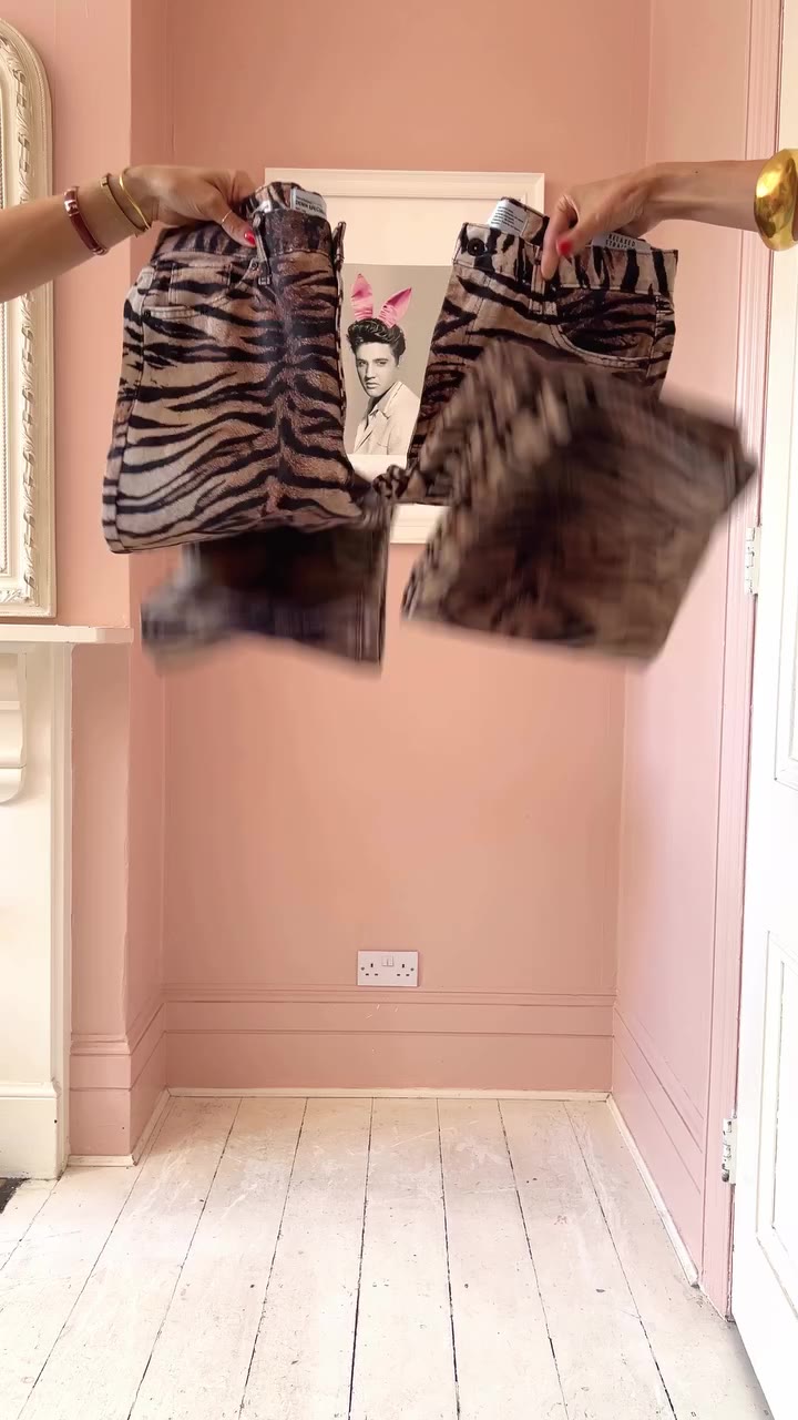 Tiger Print Jeans x 8 Ways 🐯 Animal prints are big news for Autumn/Winter…