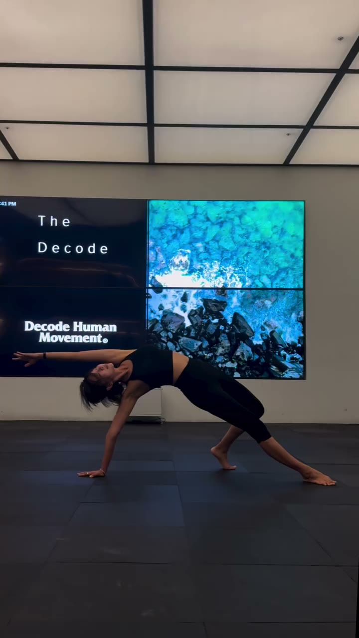 1:30 PM A little taste of DECODE yoga during my lunch break. 🧘🏻‍♀️ @sr4211