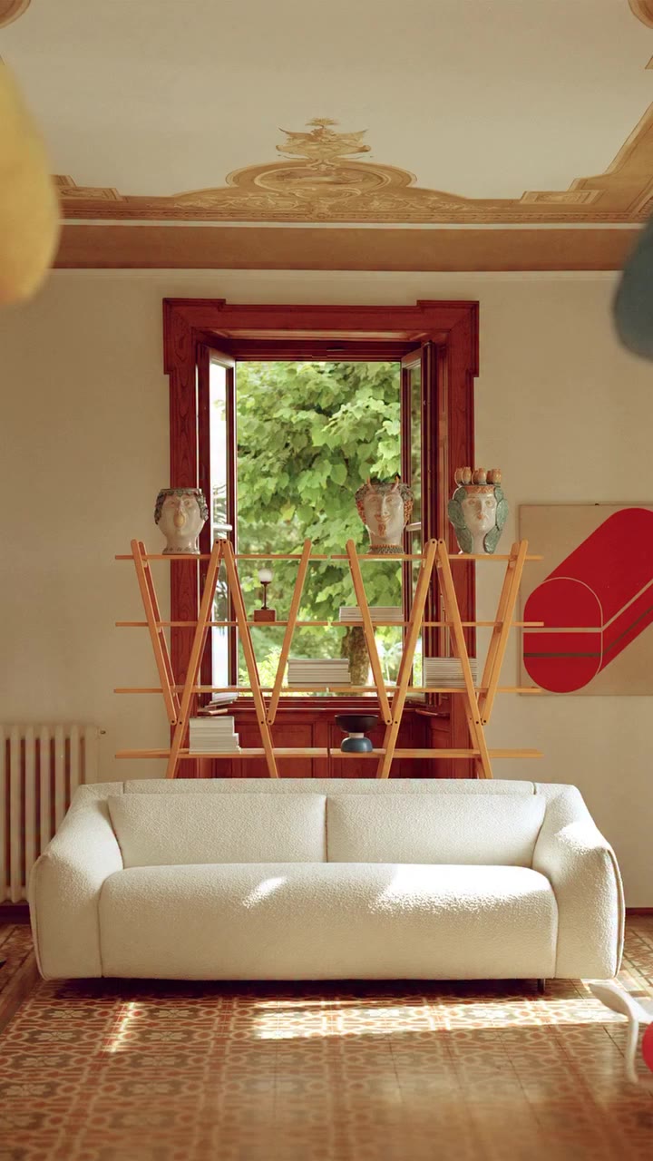 From day to night and back again. Sofa bed Tango transform ma the living room…