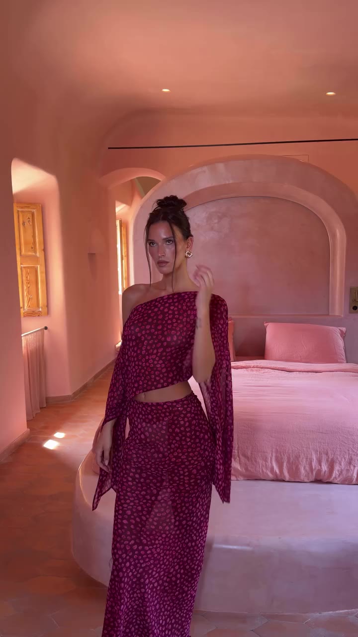Our Liana cape top and maxi skirt forever being that girl. Available now at…