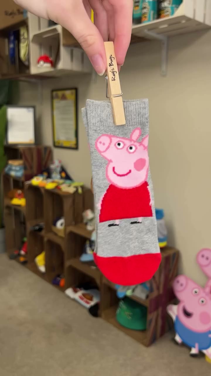 Meet our Peppa Pig socks, made for only the biggest Peppa Pig fans. 🤩…