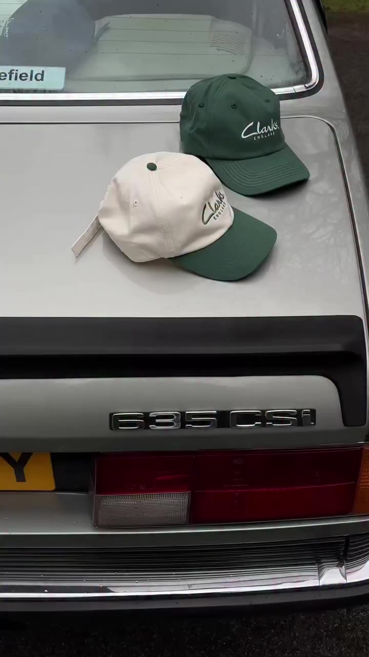 Clarks Originals™ Caps. Available in Green, Cotton/Green, Navy and Navy/Cream.