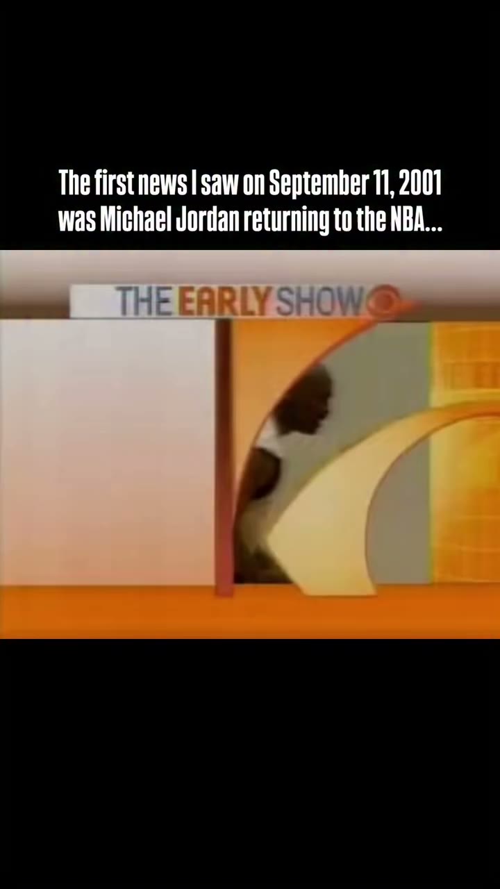 Does anyone else remember seeing the Michael Jordan comeback news on the…