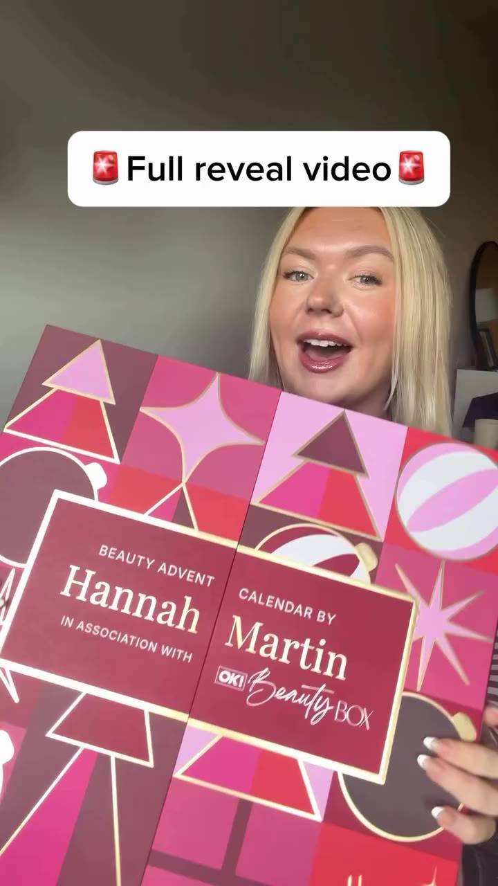 A Closer Look at Hannah Martin’s 2026 Beauty Advent Calendar 😍🎁 Warning…