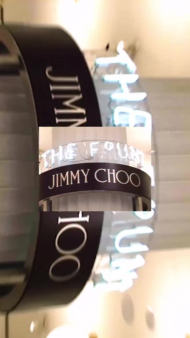 Raising a glass to our bag collection. Jimmy Choo takes over the Fount Bar…