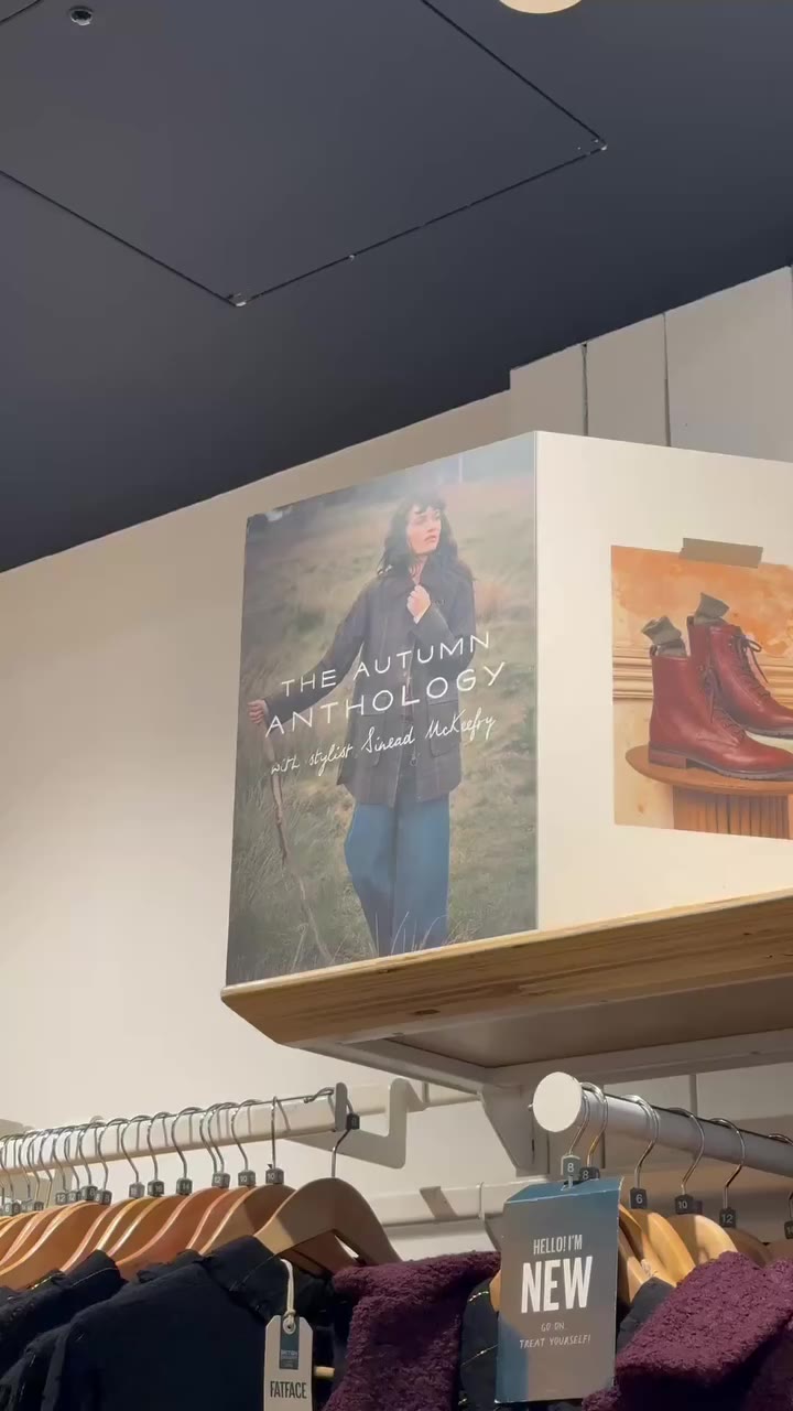 Your weekend itinerary: a coffee in hand, a browse in your local FatFace…