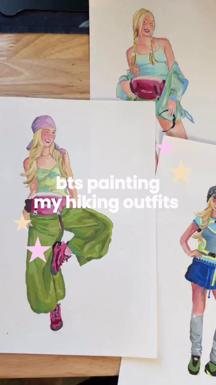starting to get back into painting for fun & it makes me so happy!! 🩵🌱…