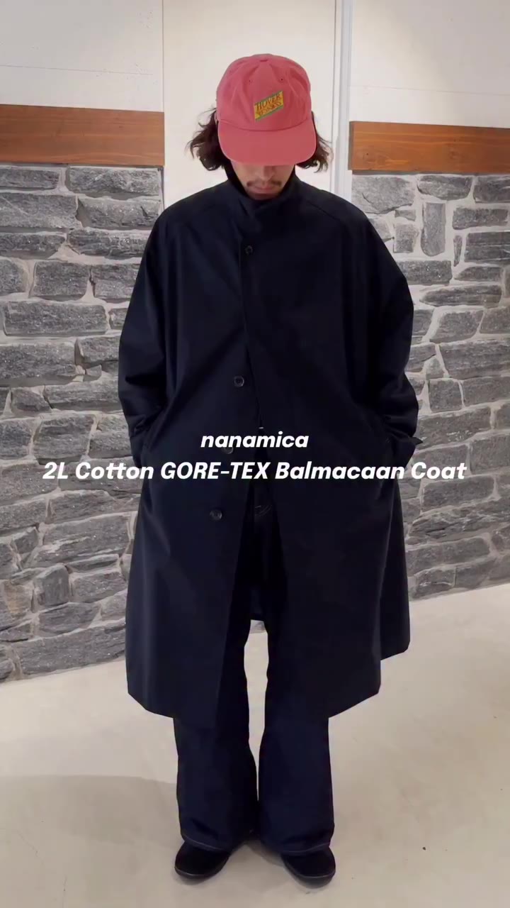 2L Cotton GORE-TEX Balmacaan Coat / #nanamica