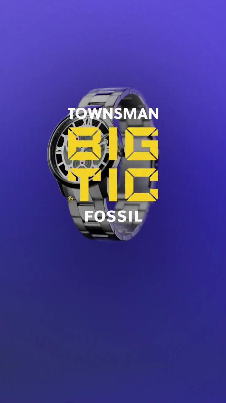 Time is an illusion. Townsman Big Tic is proof. Shop now on Fossil.in or via…