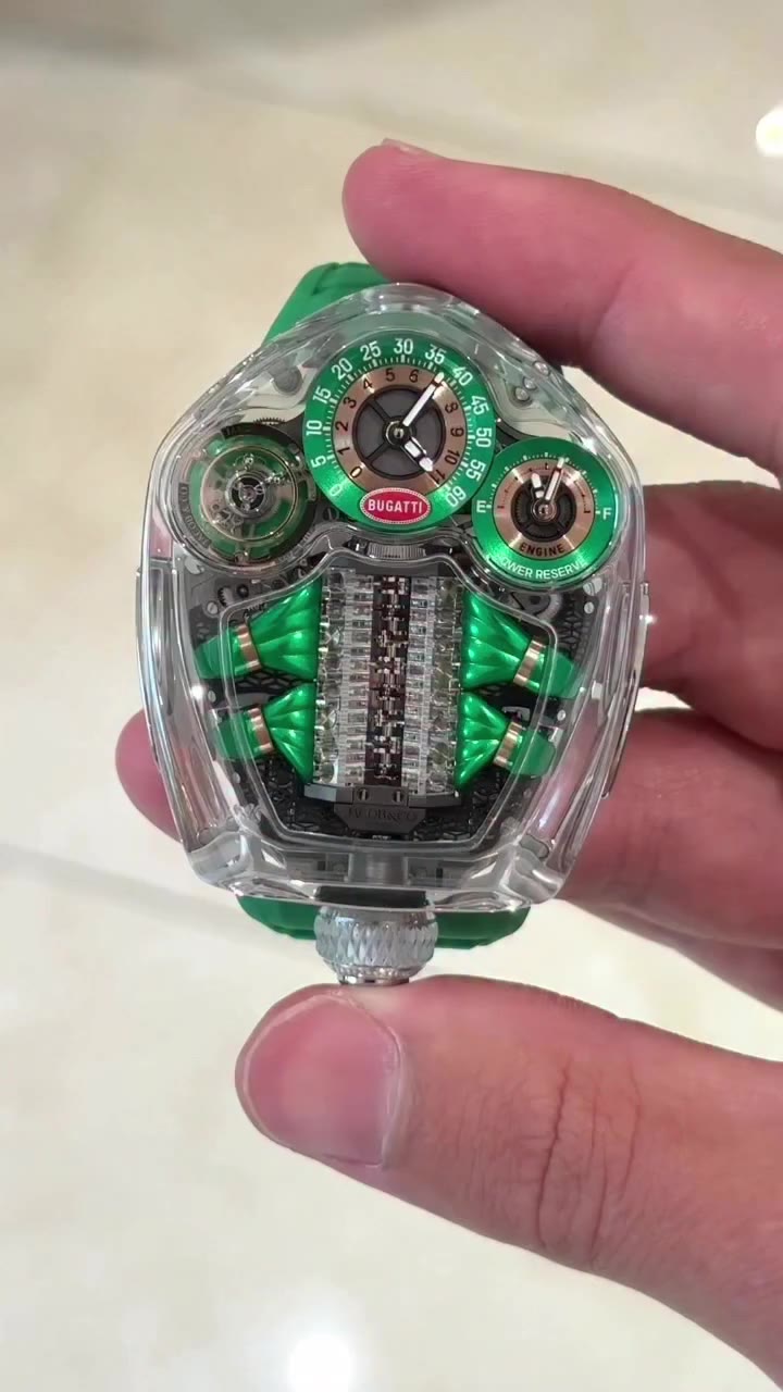 We started by creating this watch simultaneously with the car. A year later we…