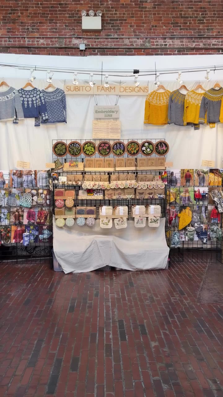 We are all set up and ready for you @bostonfiberfestival come see us today and…