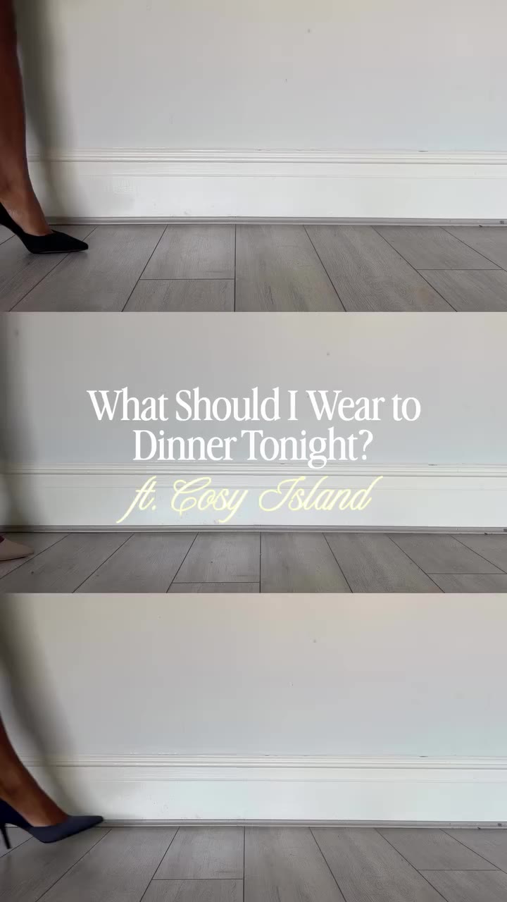 Getting dressed up for a nice dinner 👠 @thenikkirossi #COSYISLAND #heels…