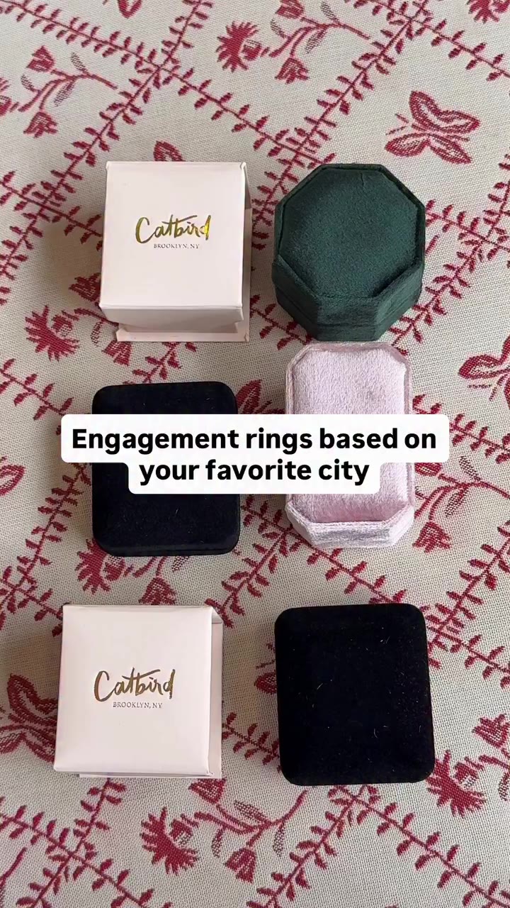 Engagement rings, inspired by your favorite city 💗 Comment below and tell us…