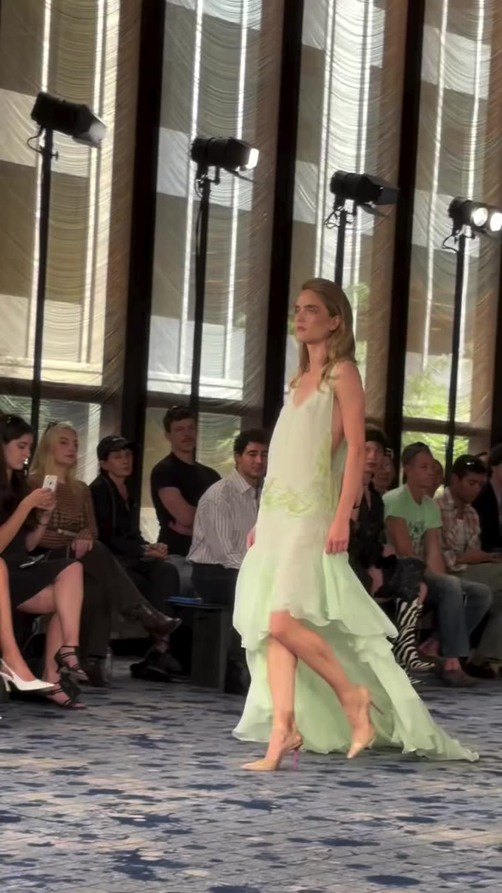 Across the Pond 💙 @connerives makes his #NYFW debut with Spring/Summer 2027…