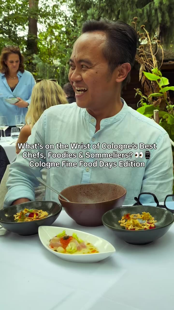 What’s on the Wrist of Cologne’s Best Chefs, Foodies & Sommeliers? 👀⌚️…