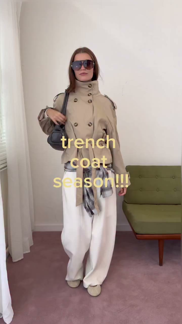 trench season entered the chat 🤳🏼 #stradilooks