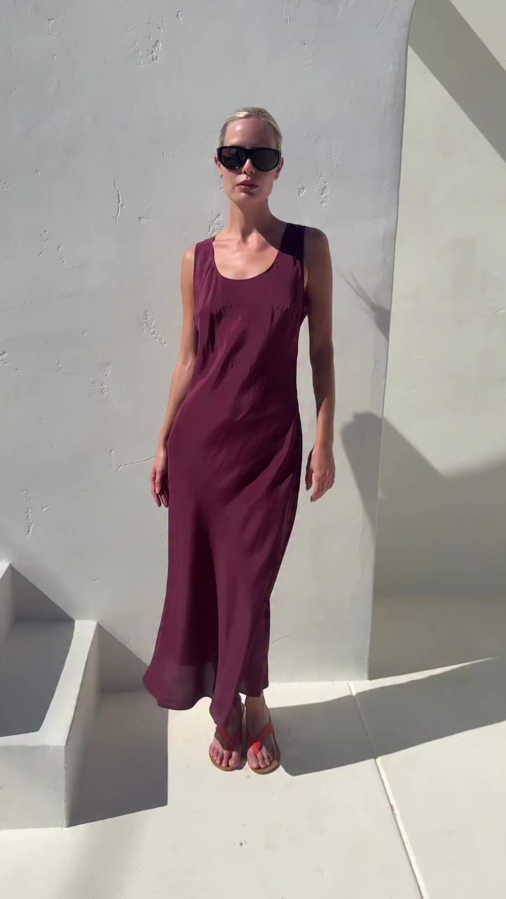 The Leticia Slip dress now in Anemone 🪸