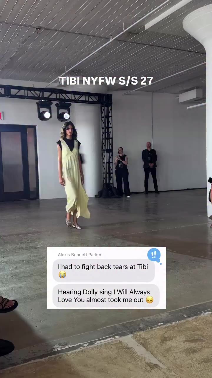 #Tibi got us all emotional while celebrating 30 years with their Spring 2027…