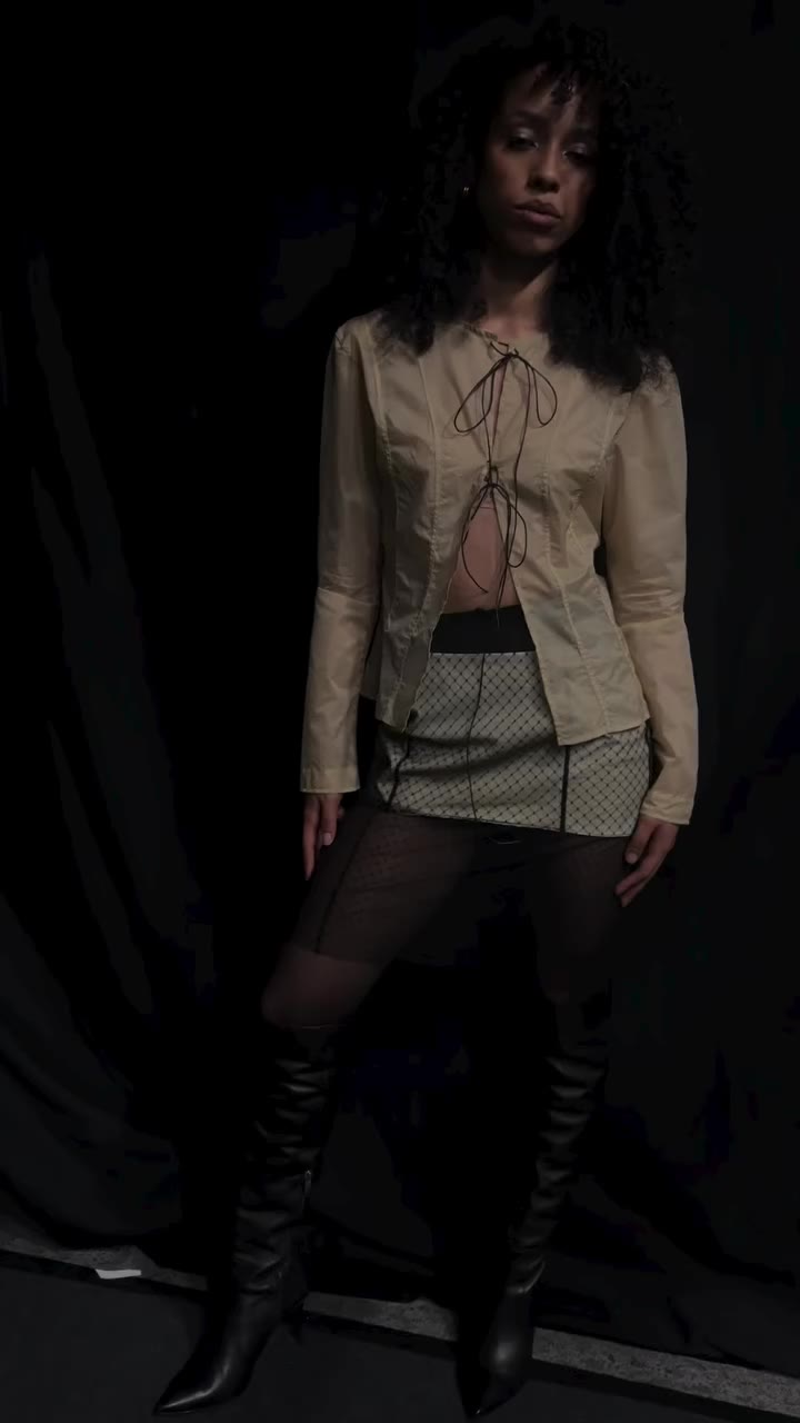 Marya backstage for Future of Fashion. @nzfashionwk @e.dxarda_