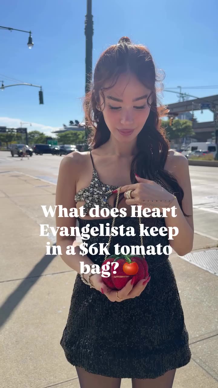 If Heart Evangelista is carrying a tomato, we’re asking what’s inside!…