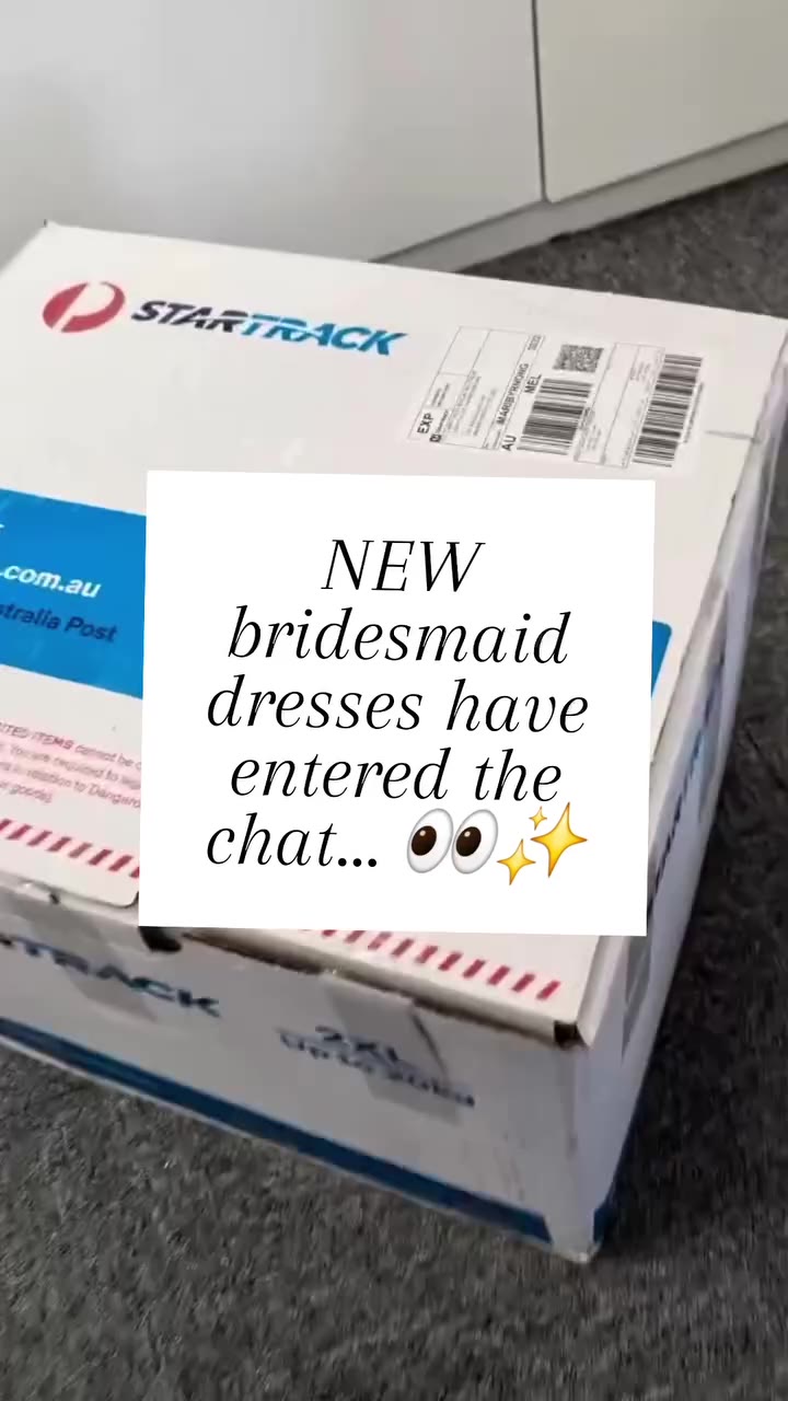 Unboxing today 📦 Dress reveal next week 👗 Tag your bride tribe, save this…