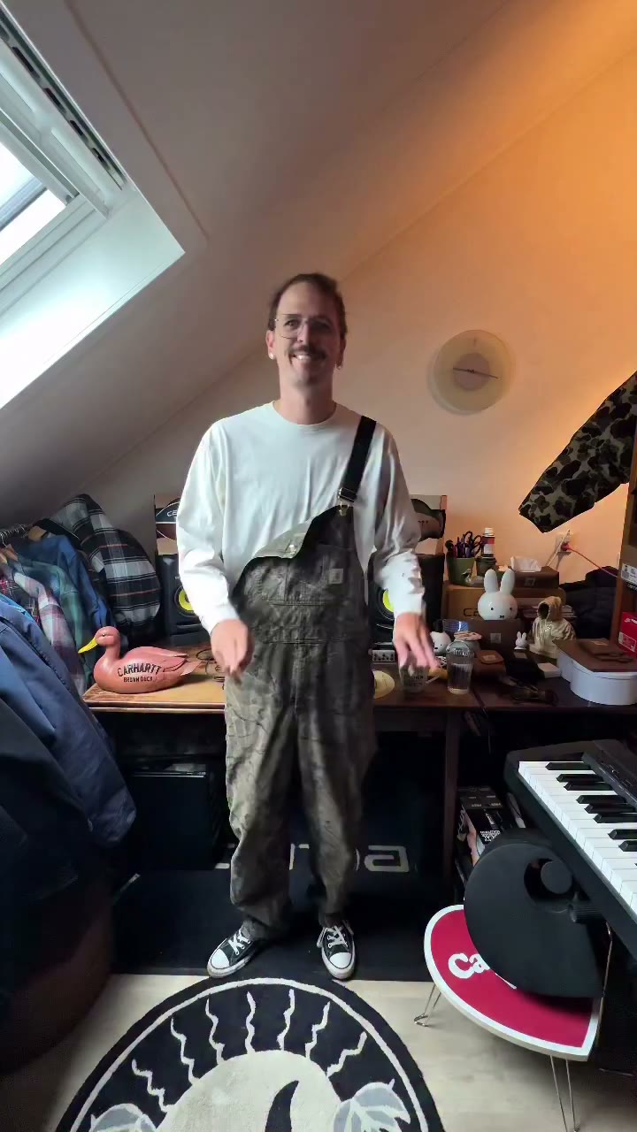 Papa Carhartt dungaree rotation 🐌🦥🧡