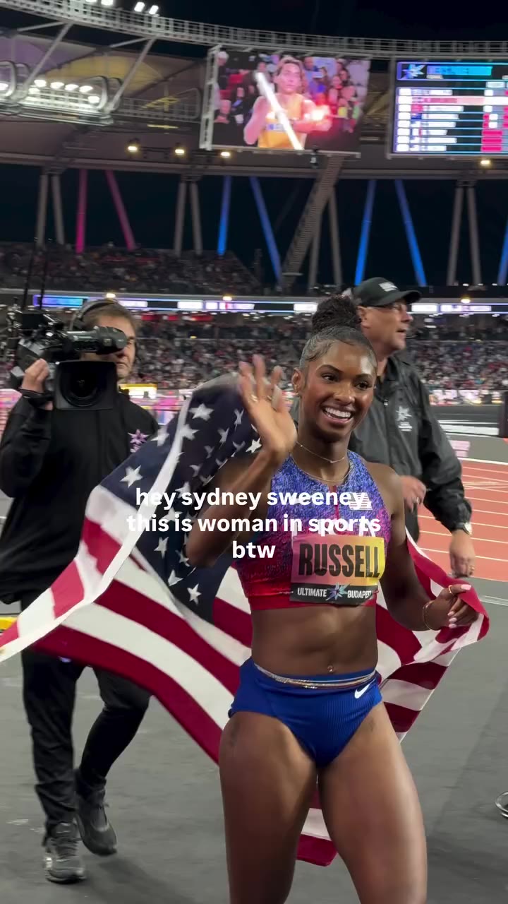 this is woman in sports 🔊🔊