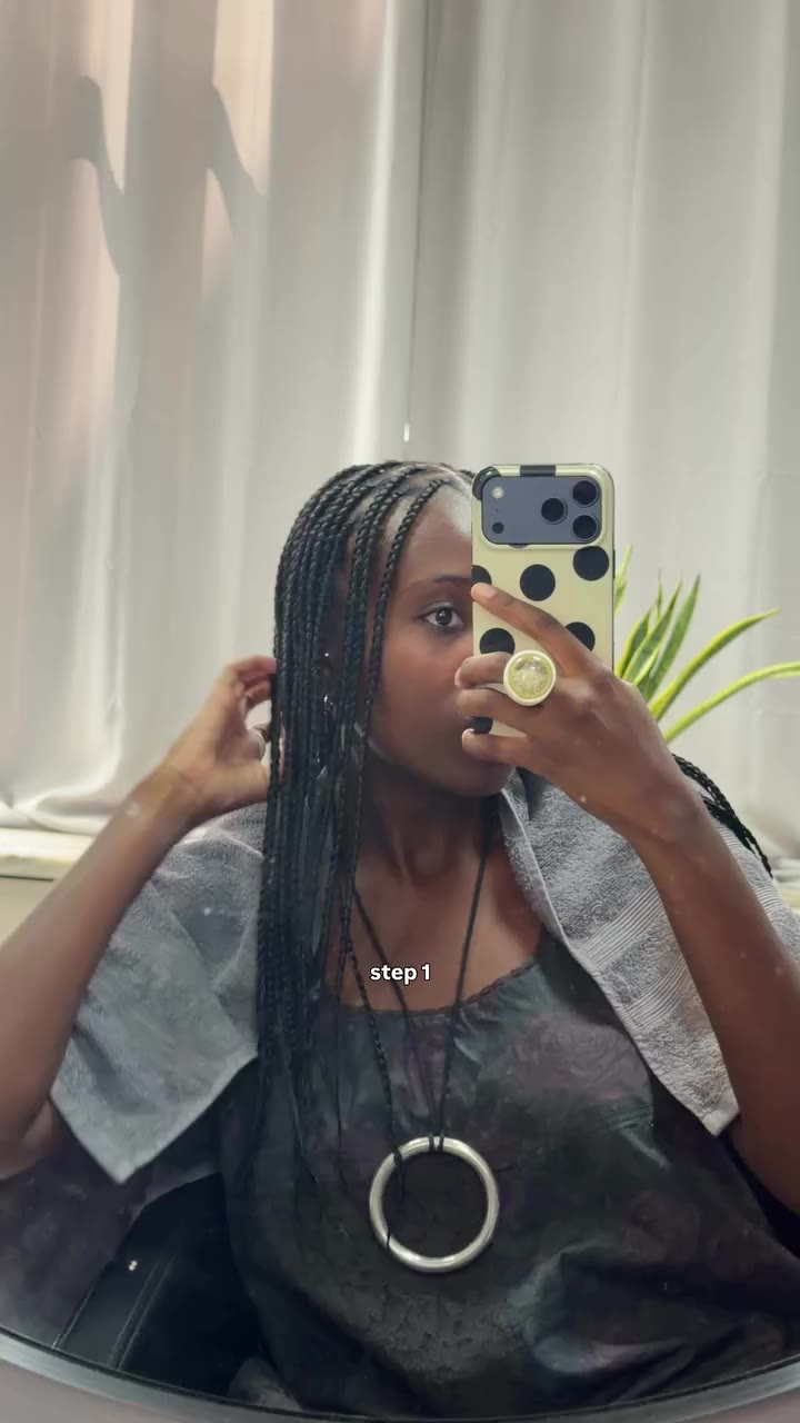 september haircut check 🧚🏾‍♀️ #freshbraids #haircut #hairstyle