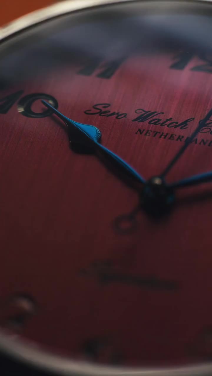Isn’t this red dial just gorgeous? Some macro footage showing the engraved…