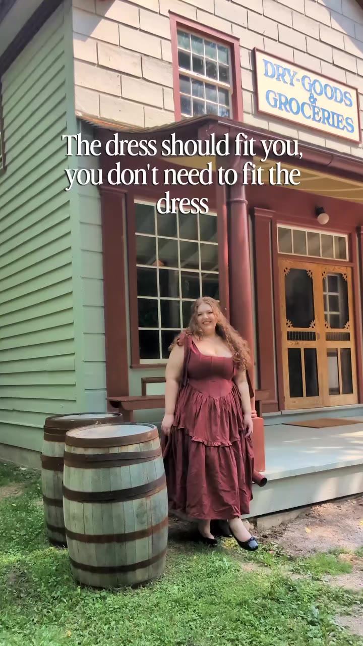 Spencer looks absolutely stunning in the Diana Dress 18-22 in Burnt Umber from…