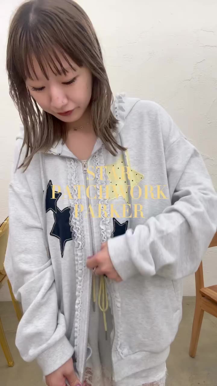 大人気の星パーカー☆ 今日はZOZOがお得な日✨️ #wcloset #パーカー #秋コーデ #骨格ストレート #pr