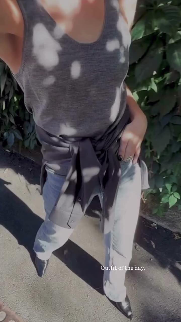 Sunday outfit, and the last bit of summer.