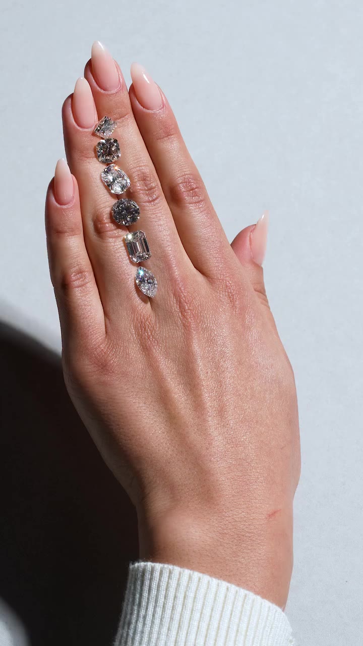 Six cuts. One that's meant for you. The perfect ring starts with the shape…
