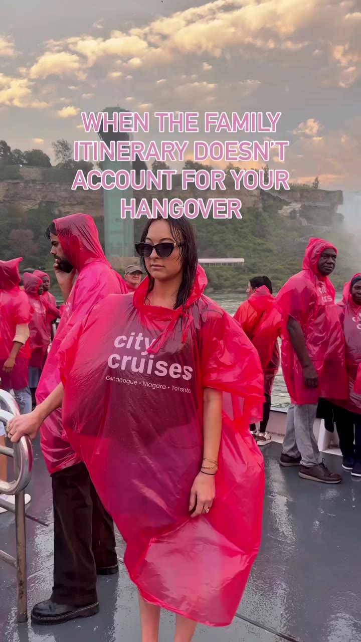 Zero regrets visiting Niagara Falls and zero regrets enjoying the wedding 🥂