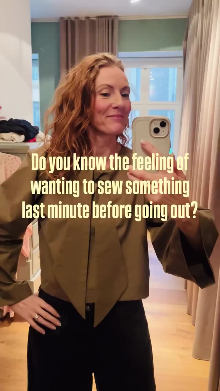Slow fashion made fast 😅 The sewing pattern for Bàra Dress & Top will be…