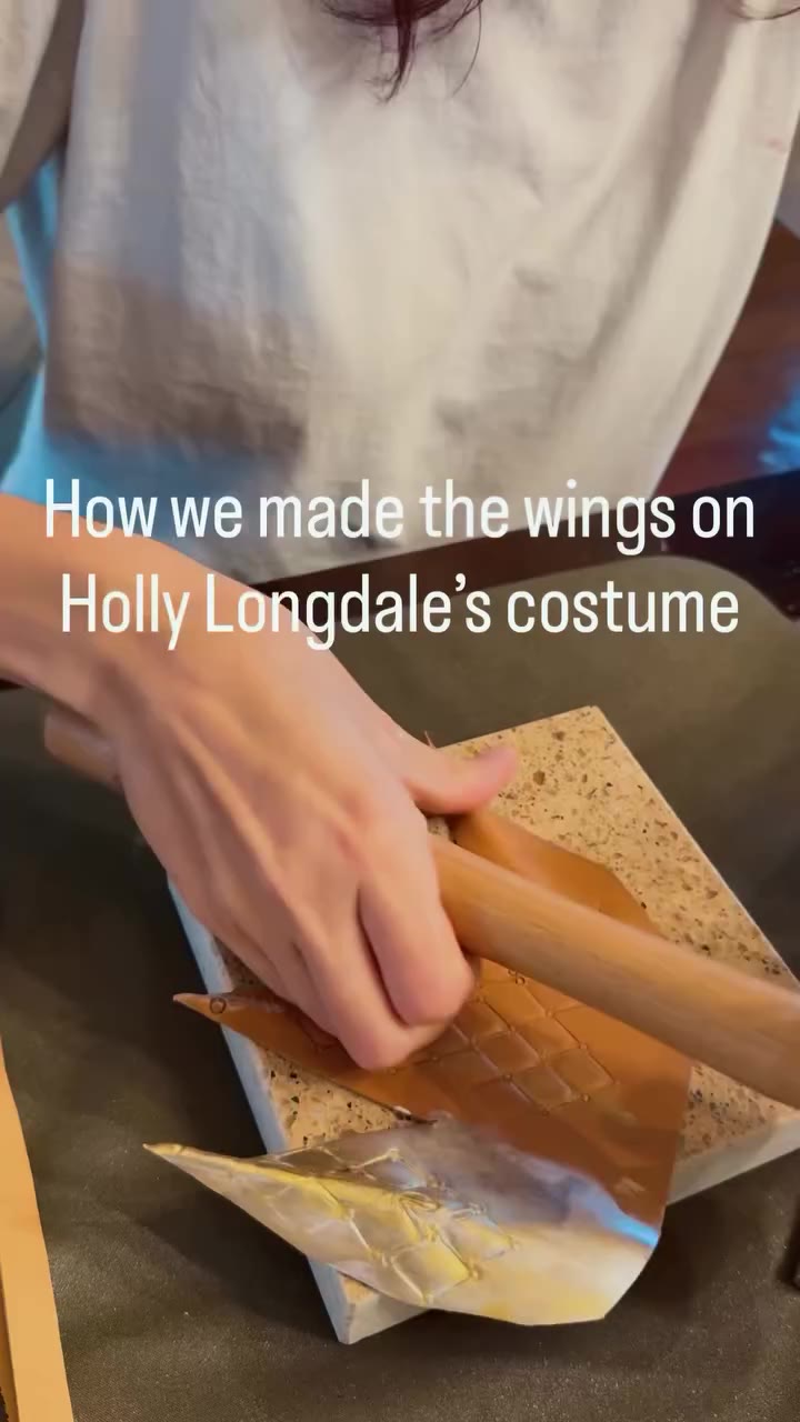 We tried so many approaches to creating the wings, but Jennie was determined…