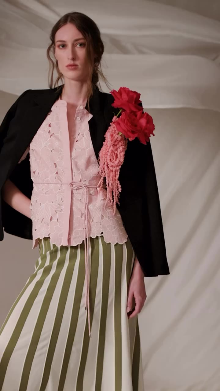The florals of FLORALIA SS27 From painterly prints to dimensional appliqués…