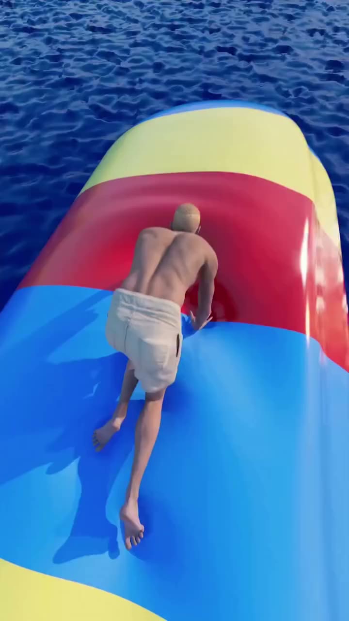 Where would you land if you were launched off a blob at rocket speeds?