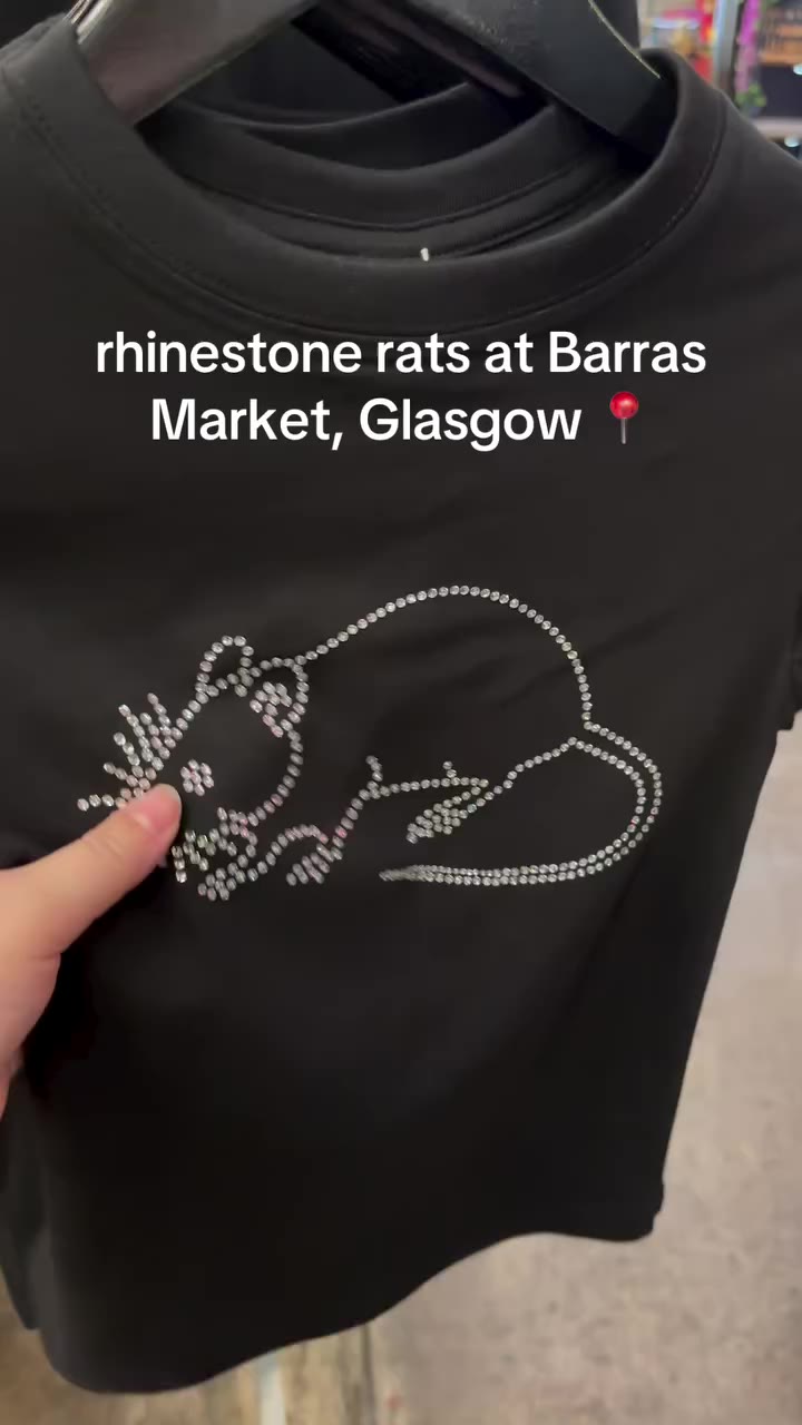 can’t always be LA, someone’s gotta hold it down at the barras #rats #glasgow…
