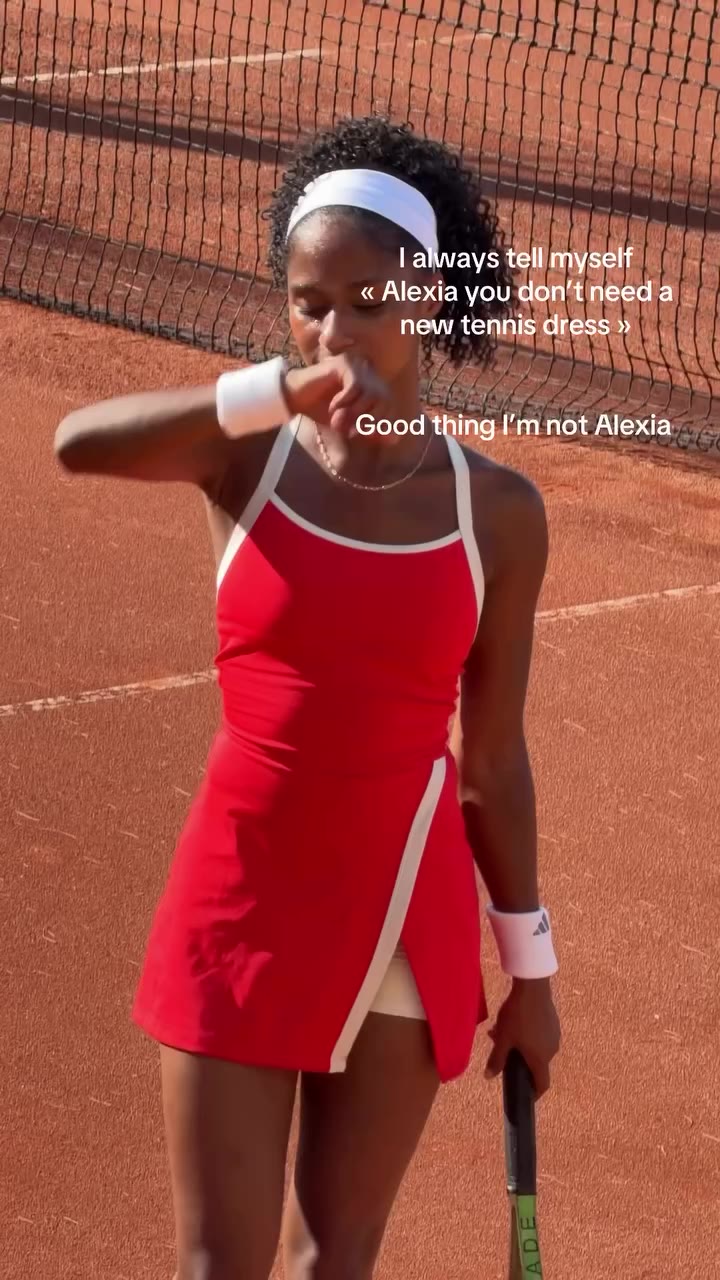 😗 #tennis #tennisgirl #tennisdress