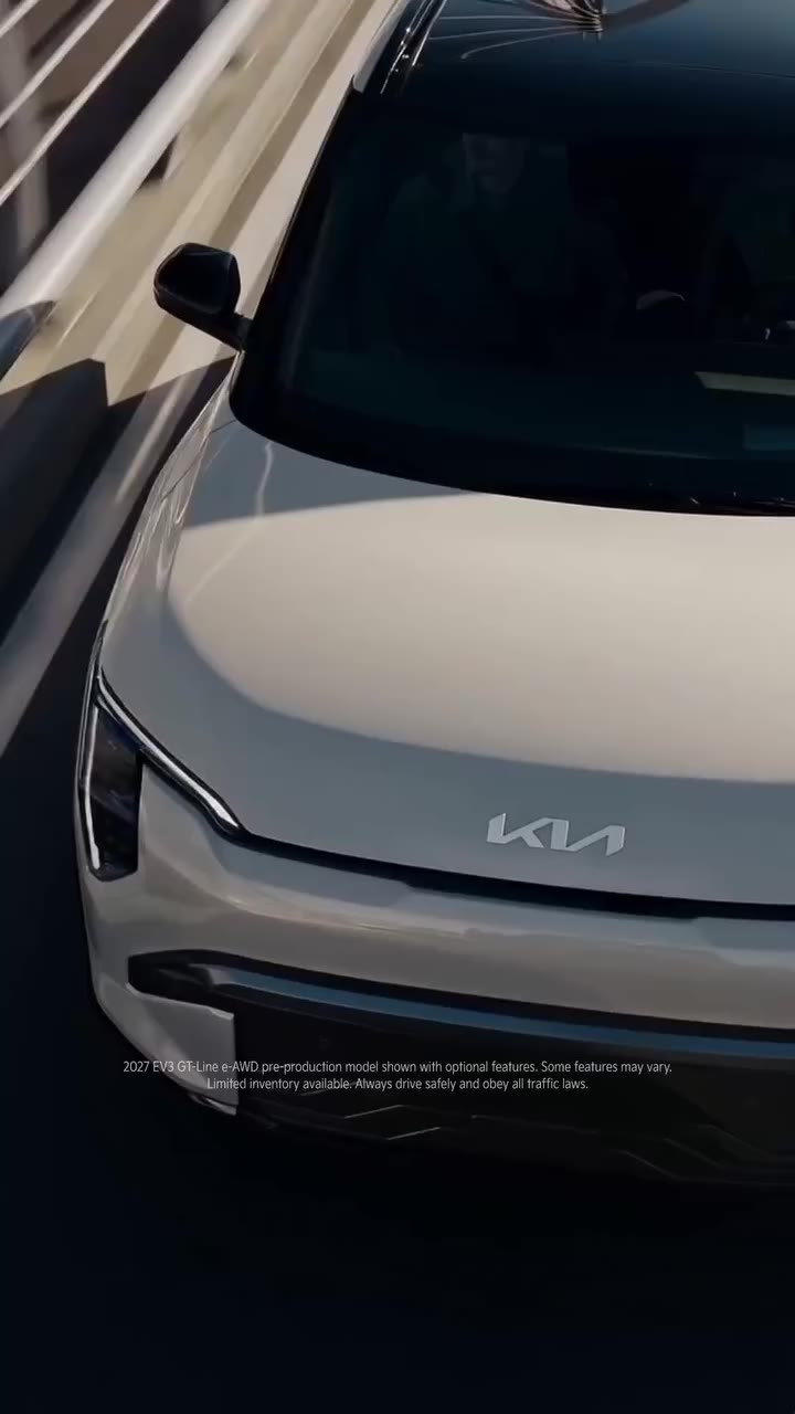 Every journey is defined by you in the all-new, all-electric Kia EV3.​